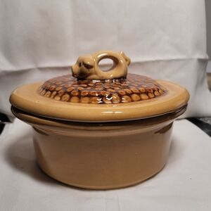 VTG. Pork & Bean Piggy Casserole/Baking Dish. (698)
